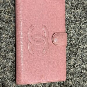 CHANEL Blush Pink Leather Wallet